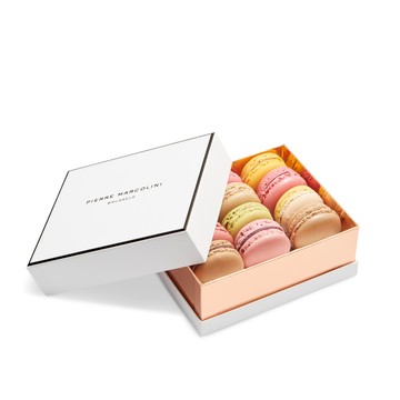 Pierre Marcolini 繽紛馬卡龍禮盒 12入（經典口味）（加贈品牌提袋）