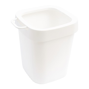 TRENY 南歐風垃圾桶 方型  白色