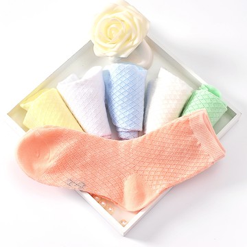 兒童襪子夏季薄款男童女童短襪全棉網眼棉襪寶寶襪0-3-5-7-9-12歲