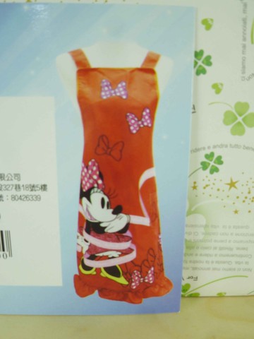 【震撼精品百貨】Micky Mouse_米奇/米妮 ~圍裙-紅色