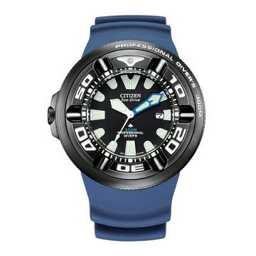 CITIZEN 星辰 PROMASTER系列 BJ8055-04E 通路限定 光動能300米潛水男錶 黑x藍  48.2mm｜樂天領券現折★全館特惠中★指定刷卡回饋10%