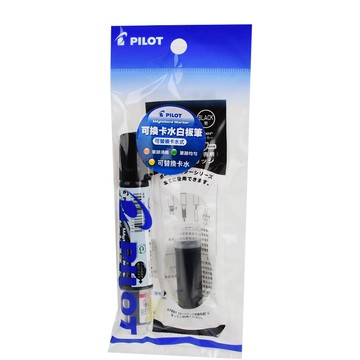 [家速配]百樂可換卡水白板筆-1筆1卡水-黑色