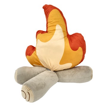 篝火柴火堆抱枕 (大) 布和棉花材質  柴火堆