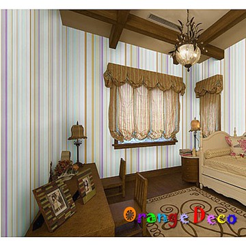 【橘果設計】田園風格 自黏壁紙 10米長 多款可選 DIY組合壁貼牆貼室內設計裝潢