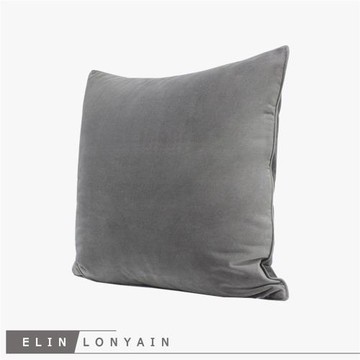 純灰色抱枕售樓沙發新品推薦滾邊