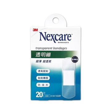 ok繃3m3m nexcare 透明繃 20片裝(2.5x7.2公分) 透明繃帶