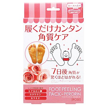 SOSU新生去角質足膜1雙入-薔薇