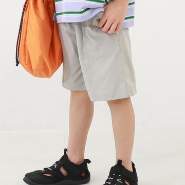 日本 devirock - 防污抗UV 舒適機能短褲-中線耐看款-淺灰