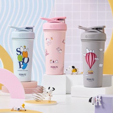 BlenderBottle Strada Sleek 史努比 不鏽鋼鎖扣式保溫隨行杯