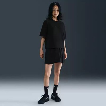 NIKE 短袖上衣 女 AS W NSW LUXE SS TEE BOXY 黑 HV4956-010(3S4478)