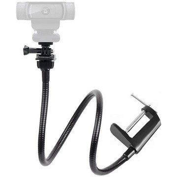 Gopro運動攝相機加長支架 魔術金屬彎曲夾hero4 3+2 相機桌面支架