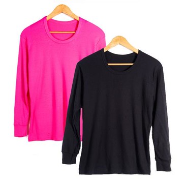 女士低領純棉單件上衣圓領中老年人秋衣襯衣老人打底棉毛衫內衣