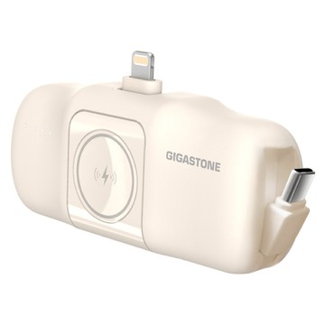 GIGASTONE 立達 直插式口袋型行動電源 5000mAh  奶茶色  MP-5000ACM