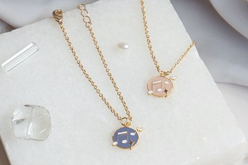 閃耀音符 線譜音符 手鍊 項鍊 生日禮物 交換禮物 紙盒包裝