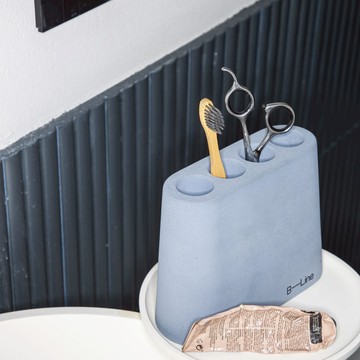 B-LINE Aki 筆筒 置物架 - 混凝土 粉色