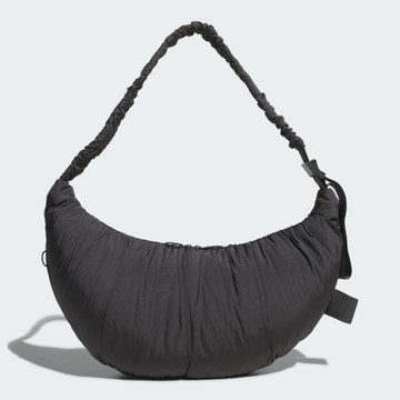 Adidas 愛迪達 W Mh Sh Bag JZ2143 女 側背包 肩背 斜背 黑灰 半月包