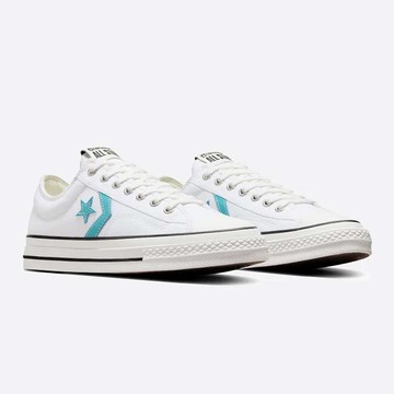 CONVERSE STAR PLAYER 76 OX WHITE/OCEAN DRIP/BLACK 男女 休閒鞋 A09857C