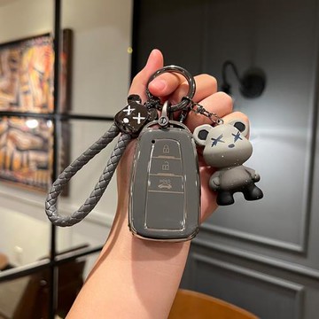 適用于豐田凱美瑞車鑰匙套卡羅拉雷凌亞洲龍漢蘭達威蘭達鋒榮放扣