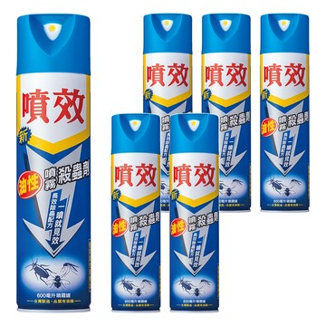 噴效 油性噴霧殺蟲劑  6瓶