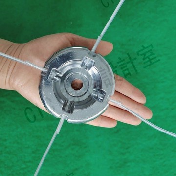 新款加厚鋁合金打草頭鋼絲打草繩汽油割草機頭電動割草機通用配件【亞德機械五金家居】