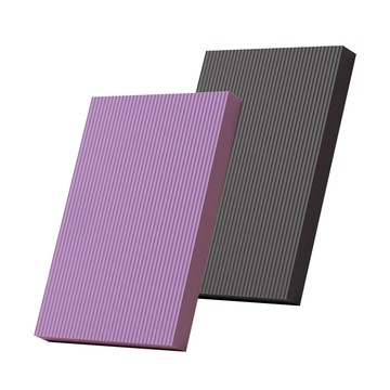 QMVF 加厚健身體感平衡墊 50X40CM 厚4CM TPE隔音加厚跳繩墊 運動跪墊 瑜伽墊 超慢跑地墊 健身運動墊