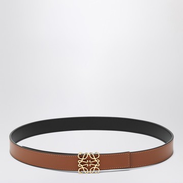 Reversible brown/black Anagram belt