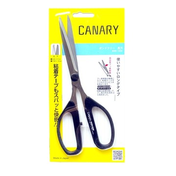 耀您館★日本CANARY長谷川刃物不銹鋼長刀片不粘黏剪刀SBS-1500(氟塗層/刀刃80mm)不沾黏鏽鋼剪刀辦公長剪刀【APP下單點數4倍送】