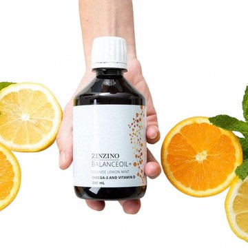 【ZINZINO聖希諾】加贈【斯巴達】安心無味抗菌毒噴霧_全方位平衡魚油300mlx1入_ 液態魚油(柳橙檸檬及薄荷風味_贈小量杯)