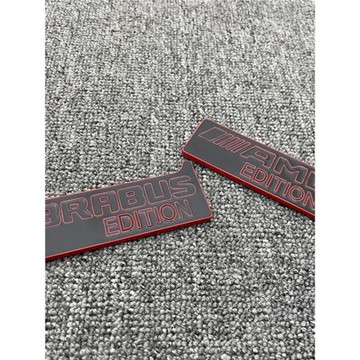 適用于奔馳E級C級S級G級精靈3號BRABUS改裝字母尾箱貼標裝飾貼AMG