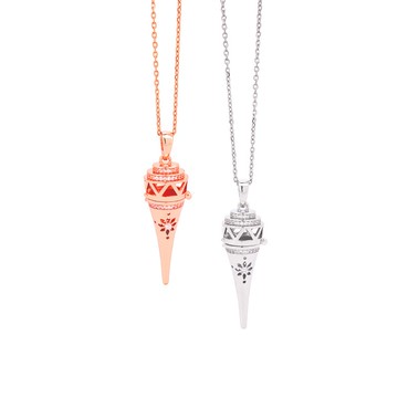 BN01 長尖冰鑽香薰頸鏈