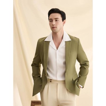 帝坤商務休閑西裝外套男修身高級感韓版春秋款垂感男士小西服上衣