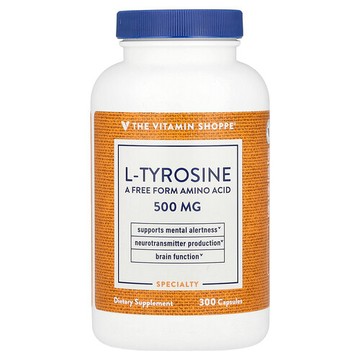 The Vitamin Shoppe, L-酪氨酸，500 毫克，300 粒膠囊