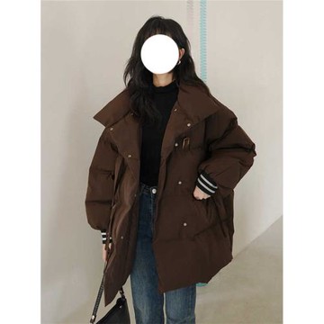 300斤胖mm大碼女裝韓版短款面包服外套女秋冬季加厚保暖棉衣棉服