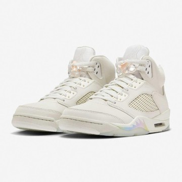 【NIKE】WMNS AIR JORDAN 5 RETRO CNY 女 籃球鞋 米白-HF3183001