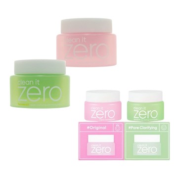 【banila co】zero零感肌瞬淨卸妝霜50ml／迷你二入組｜韓國第一 水潤不乾澀 深層清潔 DS025195