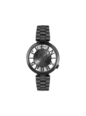 Plein Sport - Tiger Luxe 43mm - women - stainless steel - One Size - Black