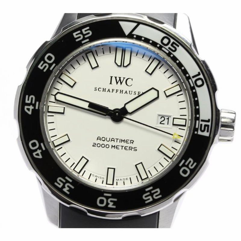 IWC】アクアタイマー IW356811 自動巻き ラバーベルト メンズ | LINEブランドカタログ