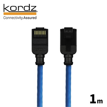 【Kordz】PRO CAT6 28AWG極細高速網路線 / 藍色1米