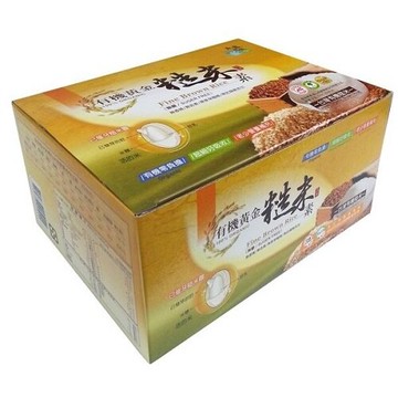 禾農 有機黃金糙米素(無糖) 10gx33包/盒(另有即期品效期2025.09.11)(超商限6盒)