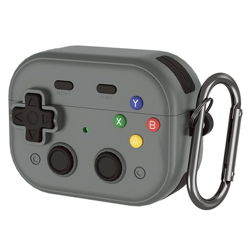Koios 復古遊戲手把造型耳機殼  灰色  1個  AirPods Pro 2