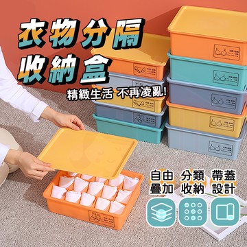 【現貨免運】內衣內褲襪子收納 衣櫥收納盒 格子收納架 收納箱 置物盒 分格收納盒 內衣收納盒整理盒