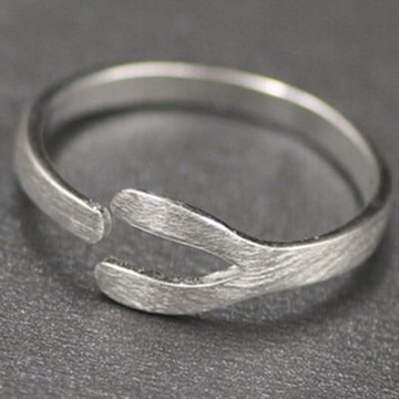 現貨+預購 925純銀戒指 銀飾-許願骨造型獨特時尚百搭母親節生日情人節禮物女配件73ae84【獨家進口】【米蘭精品】
