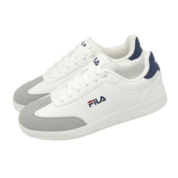Fila 休閒鞋 C920Z 女鞋 米 藍 皮革 板鞋 運動鞋 5C920Z413
