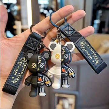 🔥臺灣出貨🔥創意半解剖機械小熊鑰匙扣 個性汽車鑰匙鏈情侶背包掛飾小禮品包包吊飾 好朋友吊飾 可愛的吊飾 汽車鑰匙圈吊飾