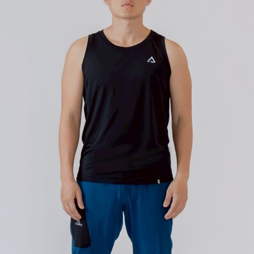 Wi 環保機能速乾無袖背心 男款 黑色