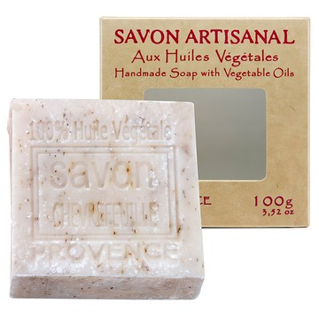 Jollyard 潔麗雅緻皂大師 普羅旺斯 忍冬香氛手工皂 100g 含棕櫚油、甜杏仁油、氯化鈉(鹽)、甘油、香料(忍冬)等  1個