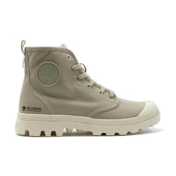 PALLADIUM PAMPA HI ZIP ORGANIC 拉鍊帆布靴 中筒靴 男女款 淺綠-79101379