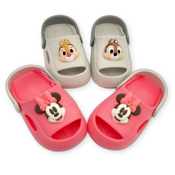 【菲斯質感生活購物】DISNEY迪士尼厚底拖鞋 涼拖鞋 迪士尼 小童鞋 嬰幼童鞋 米妮 男童鞋 童鞋