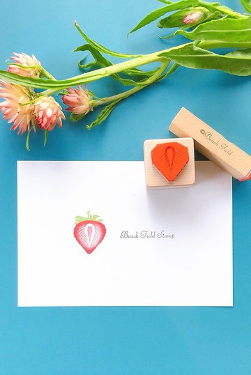切片草莓印章兩件組