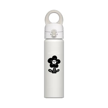 磁吸水壺 AquaStand 不鏽鋼 700cc - 附吸管 白 - Abei - HuaHua Solo